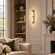 CORNIQ-W500-CH - Clear / Chorme - Wall Lamp