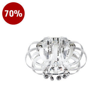 COVI-CS White / Clear Ceiling Lamp