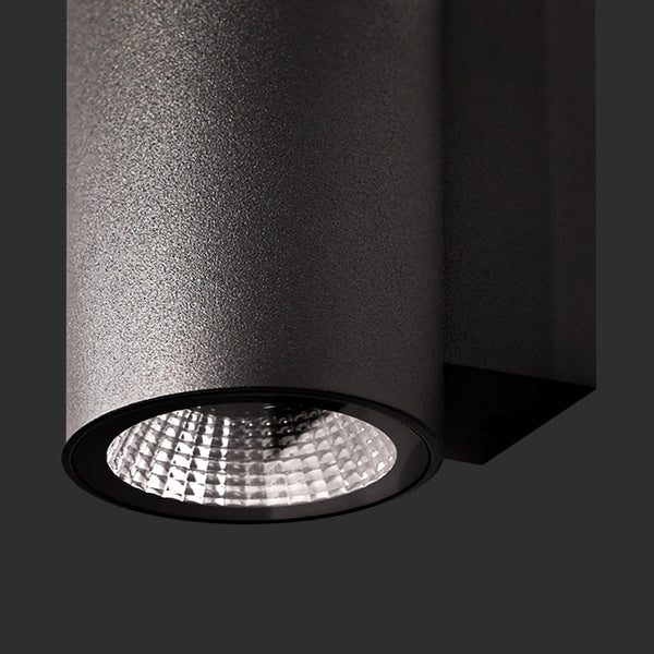 DWALL-W2-10W-24D-3000K-DGY - Dark Grey - Exterior Wall Lamp