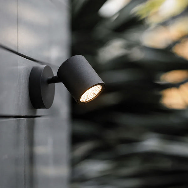 DWALL-WALL-10W-36D-3000K-DGY - Dark Grey - Exterior Wall Lamp