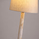 ELONA-F1650-BURL-WH - Brushed Dark Grey / Off White - Floor Lamp