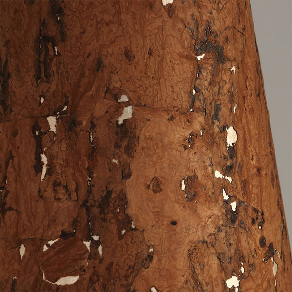 ELSEN-T570-CORK-WH - Brushed Dark Grey / Off White - Table Lamp