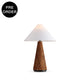 ELSEN-T570-CORK-WH - Brushed Dark Grey / Off White - Table Lamp