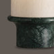 ELVIE-T420-GMARBLE-WH - Indian Green / Off White - Table Lamp