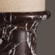 ELVIE-T420-RMARBLE-WH - Violet Red / Off White - Table Lamp