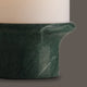 ELVIE-T520-GMARBLE-WH - Indian Green / Off White - Table Lamp