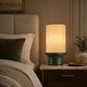 ELVIE-T520-GMARBLE-WH - Indian Green / Off White - Table Lamp