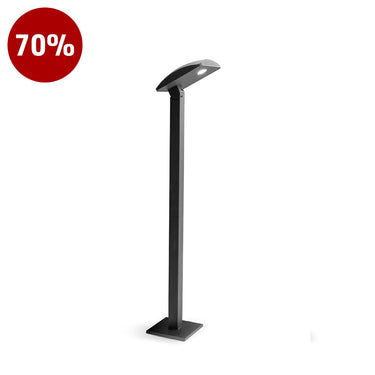 Evoq-Dg Dark Gray Exterior Bollard Lamp