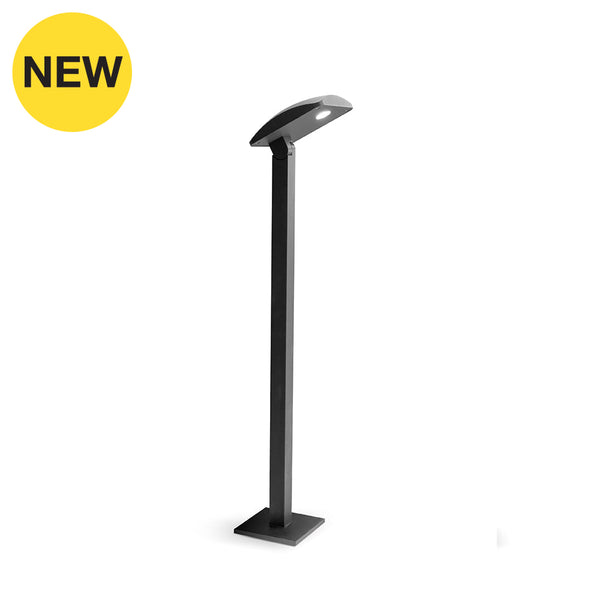 Evoq-Dg Dark Gray Exterior Bollard Lamp