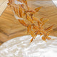 FEATHER-H375-SHOWROOM - Amber / White - Chandelier