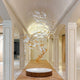FEATHER-H375-SHOWROOM - Amber / White - Chandelier