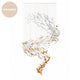 FEATHER-H375-SHOWROOM - Amber / White - Chandelier
