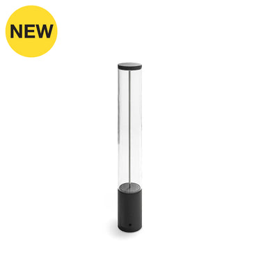 FILLY 500 10W DGY Dark Gray Exterior Bollard Lamp