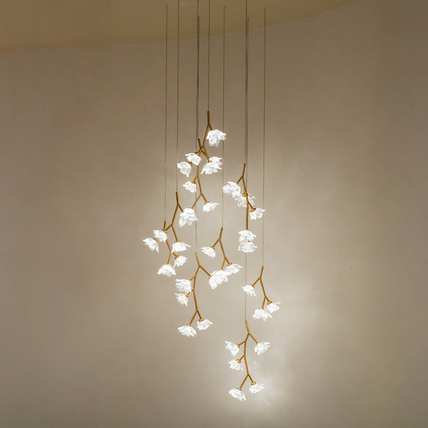 FLORETE-PM-GD Gold Hanging Lamp