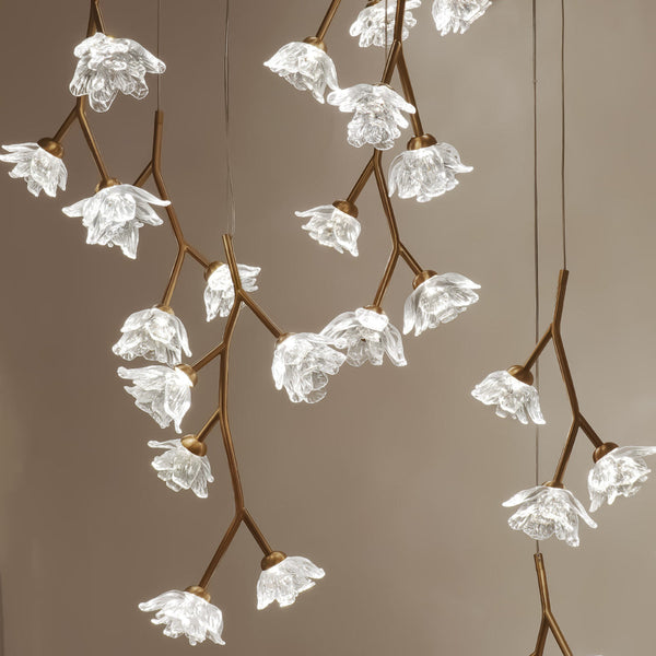 FLORETE-PM-GD Gold Hanging Lamp