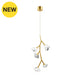 FLORETE-PM-GD Gold Hanging Lamp