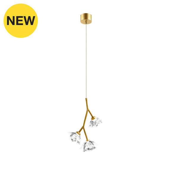 FLORETE-PS-GD Gold Hanging Lamp