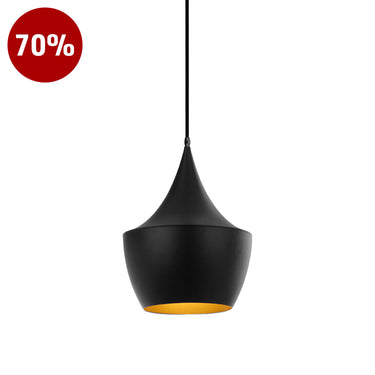 Fly-B Black / Gold Hanging Lamp