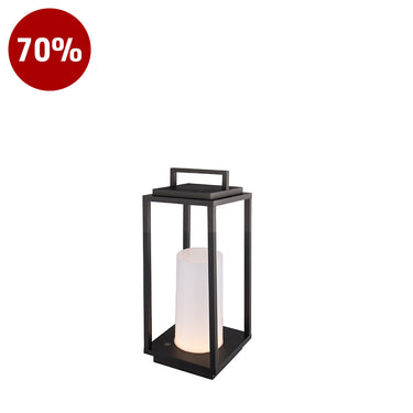 Gale5-Bk Dark Gray Rechargeable Lamp