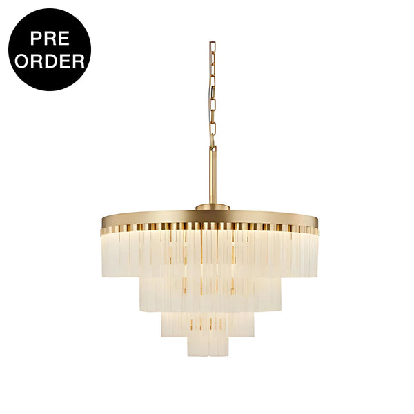 Gd3071-4-1130-Blj Brushed Brass Chandelier