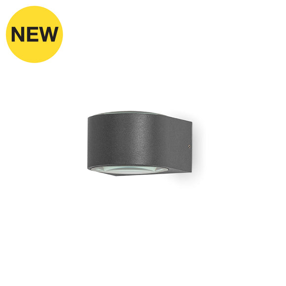 Gleam-W2 Dark Gray Exterior Wall Lamp