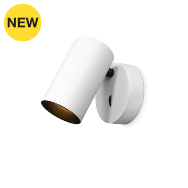 GR-WALL-R-G2 White / Black Wall Lamp