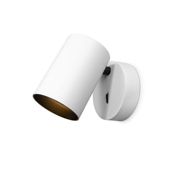 Gr-Wall-R White / Black Wall Lamp