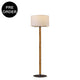 HAVEN-F1650-AGLAZE-WH - Amber / Off White - Floor Lamp