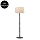 HAVEN-F1650-SGLAZE-WH - Smoky / Off White - Floor Lamp