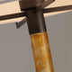 HAVEN-T495-AGLAZE-WH - Amber / Off White - Table Lamp