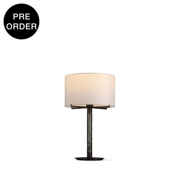 HAVEN-T495-SGLAZE-WH - Smoky / Off White - Table Lamp
