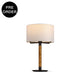HAVEN-T635-AGLAZE-WH - Amber / Off White - Table Lamp