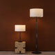 HAVEN-T635-SGLAZE-WH - Smoky / Off White - Table Lamp