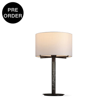 HAVEN-T635-SGLAZE-WH - Smoky / Off White - Table Lamp