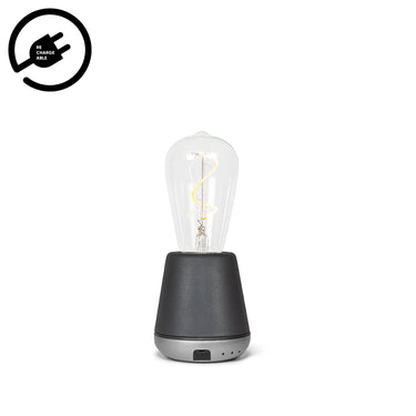 Humble One Dark Gray Rechargeable Lamp