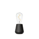 Humble One Black Wood Rechargeable Lamp