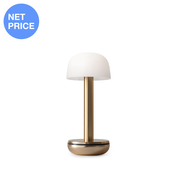 Humble Two - Frosted Shade Gold / Frosted Rechargeable Lamp