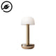 Humble Two - Frosted Shade Gold / Frosted Rechargeable Lamp