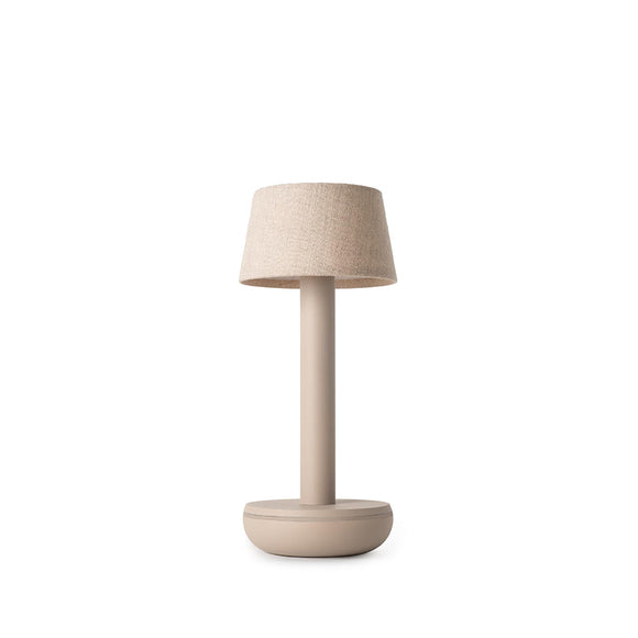 Humble Two - Linen Shade Beige / Linen Rechargeable Lamp