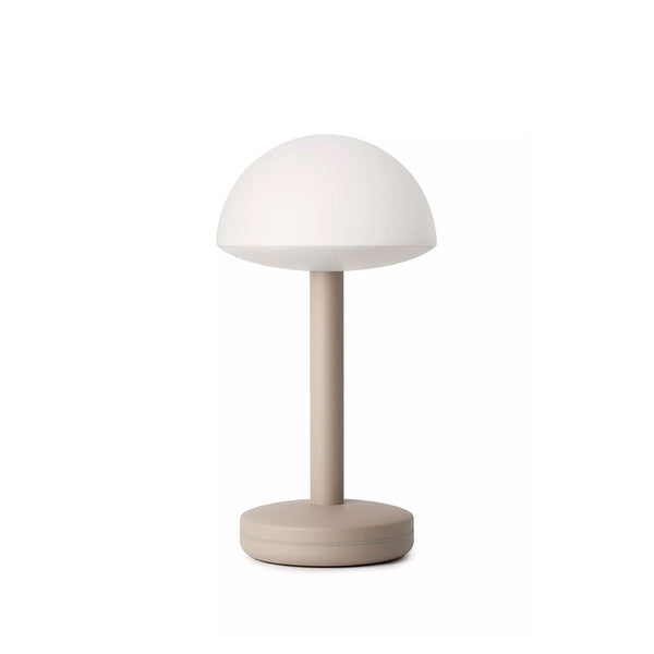 Humble Bug Beige / Frosted Rechargeable Lamp