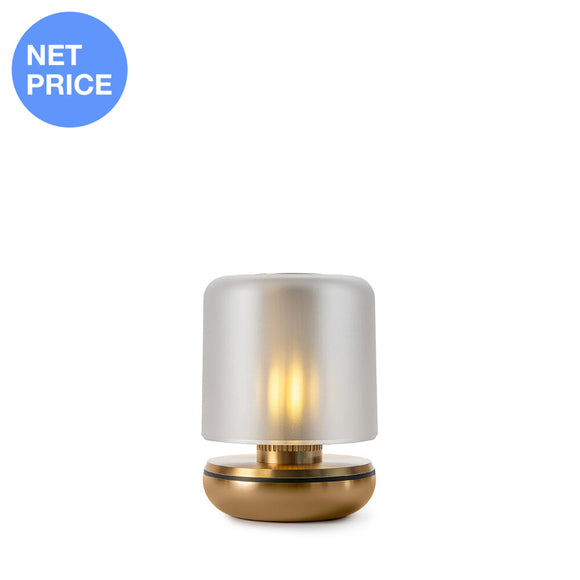 Humble Firefly Gold / Frosted Rechargeable Lamp
