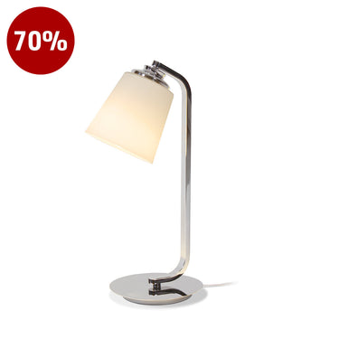 Kental-T Chrome / White Table Lamp