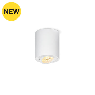 Kona-Box-1R-Adj-Gu10 White Surface Mounted Downlight