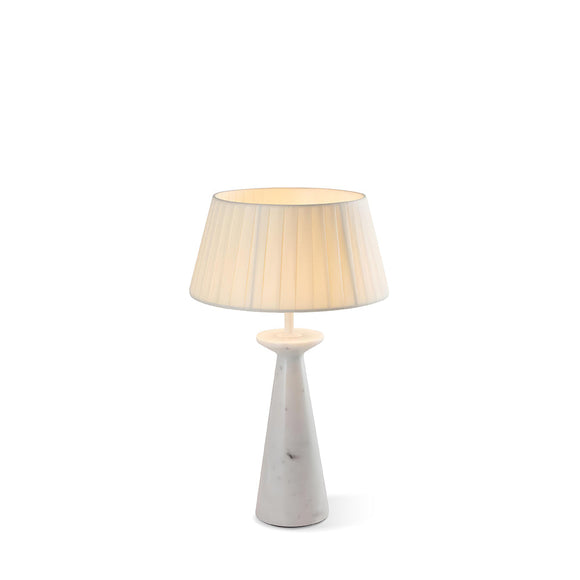 KONI - White / White Marble - Rechargeable Lamp