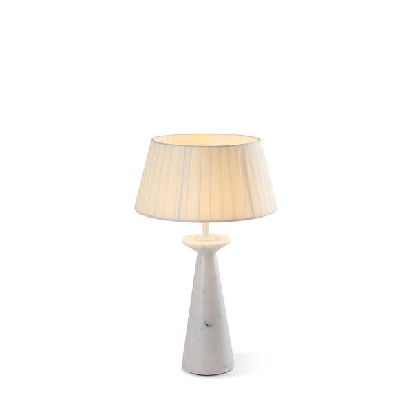 KONI - White / White Marble - Rechargeable Lamp