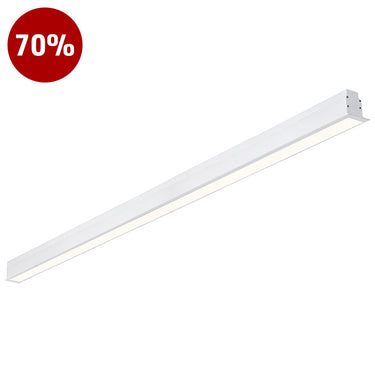 L2-DZ-LINE-2R-OP White Linear Recessed Lamp