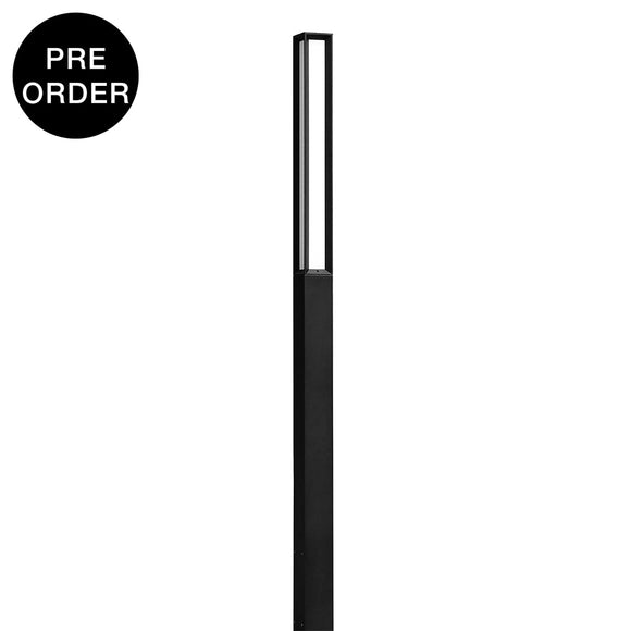 L9880-Bk Black Exterior Pole Top Lamp