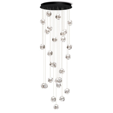 Liora-Xl-Bk Black Cluster Lamp