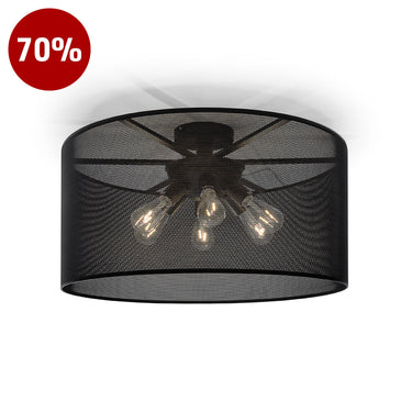 Lish-Cl Black Ceiling Lamp
