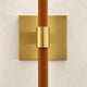 LIVIA-W-E14-BRA - Brass - Wall Lamp